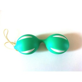 Bolas chinas de silicona en verde y blanco por sólo 15,96 €