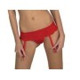 Liguero tanga de blonda rojo por sólo 15,96 €